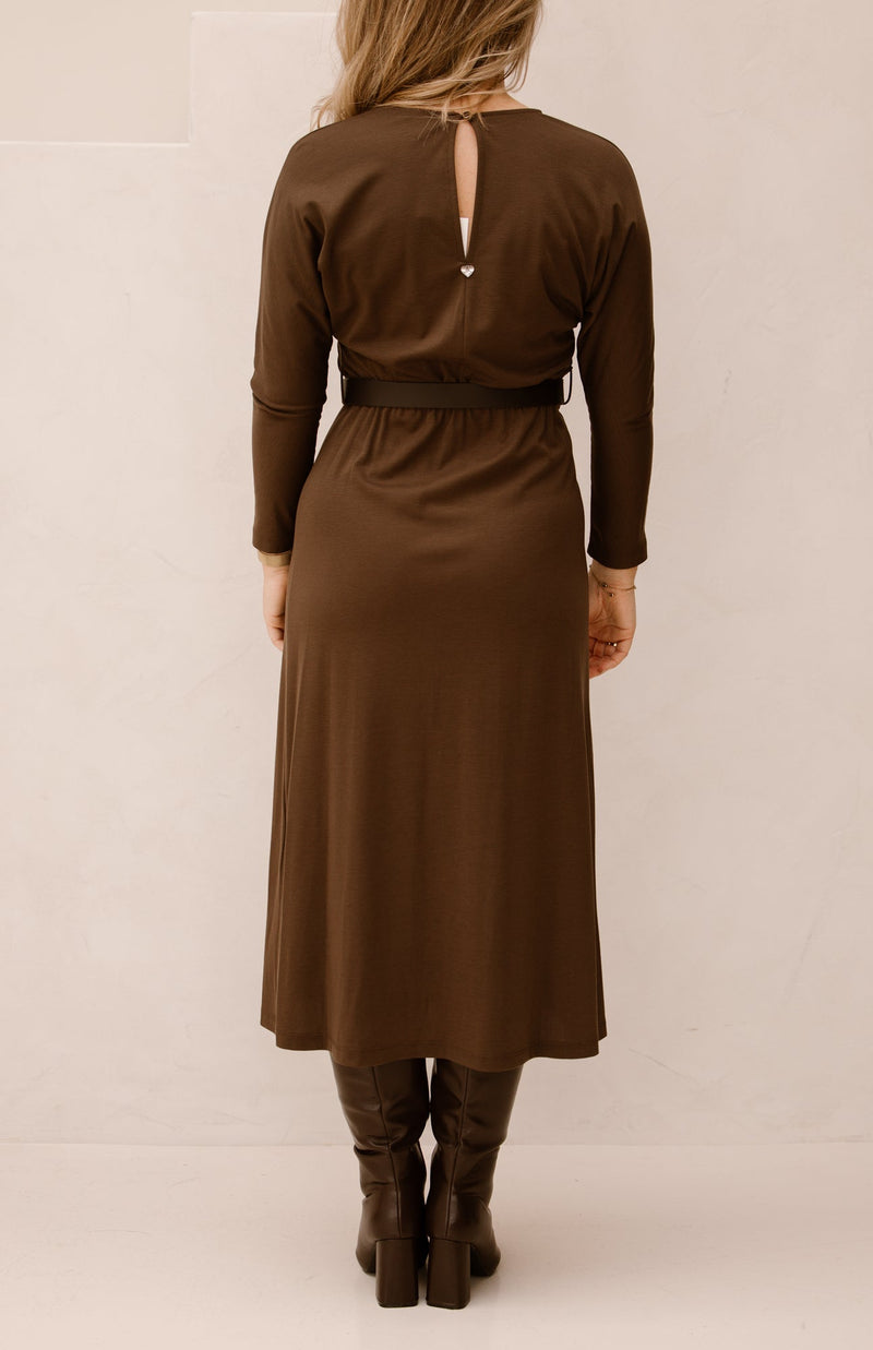 Lecce dress choco - Bij Keesje - Amelie & Amelie