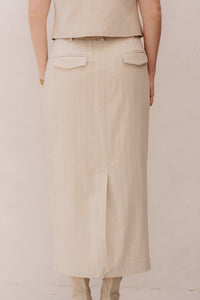LeenaCC linen floor skirt - Bij Keesje - Co'couture - Rok