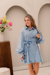 Lelie denim jurkje - Bij Keesje - Bij Keesje - Jurk