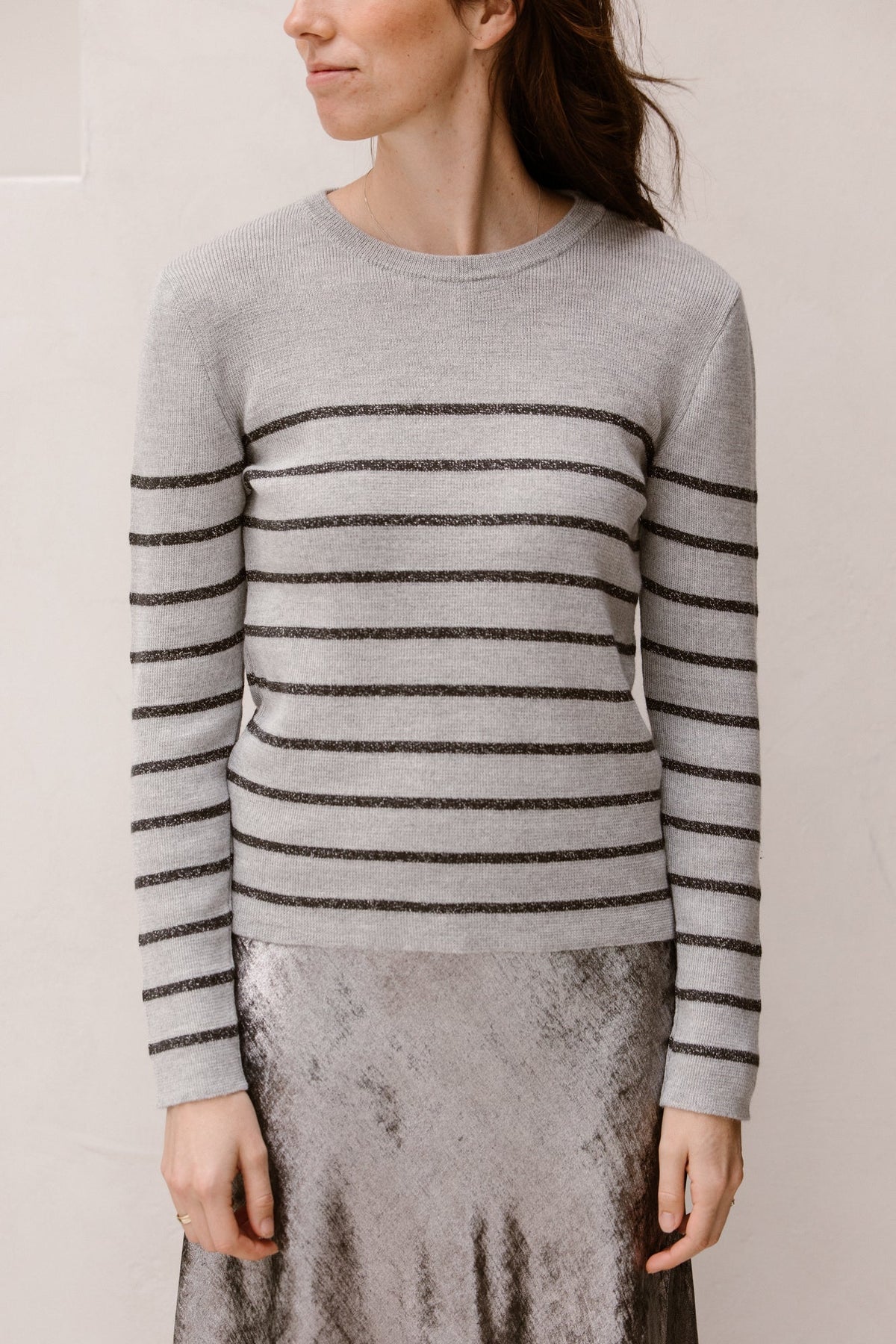 Leluxie gris clair trui - Bij Keesje - Ange