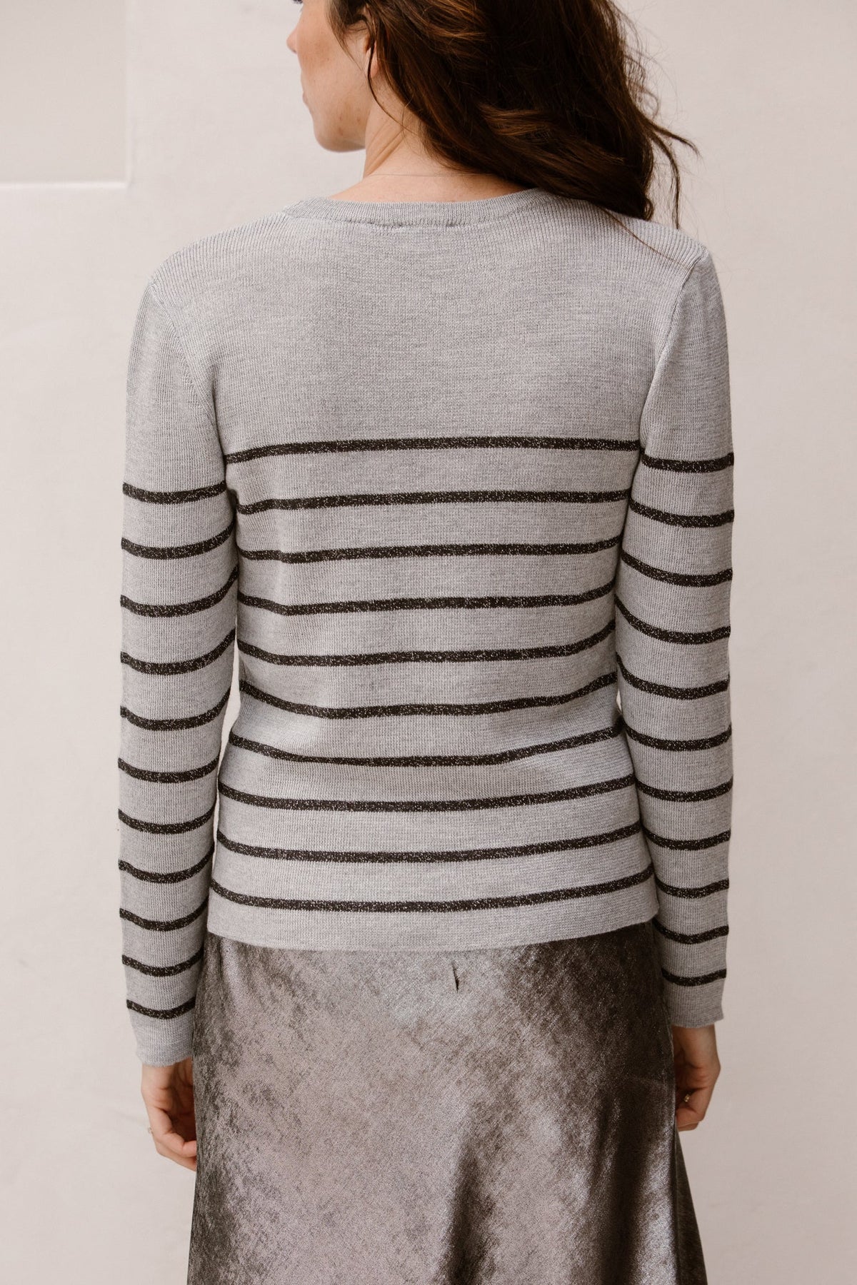 Leluxie gris clair trui - Bij Keesje - Ange