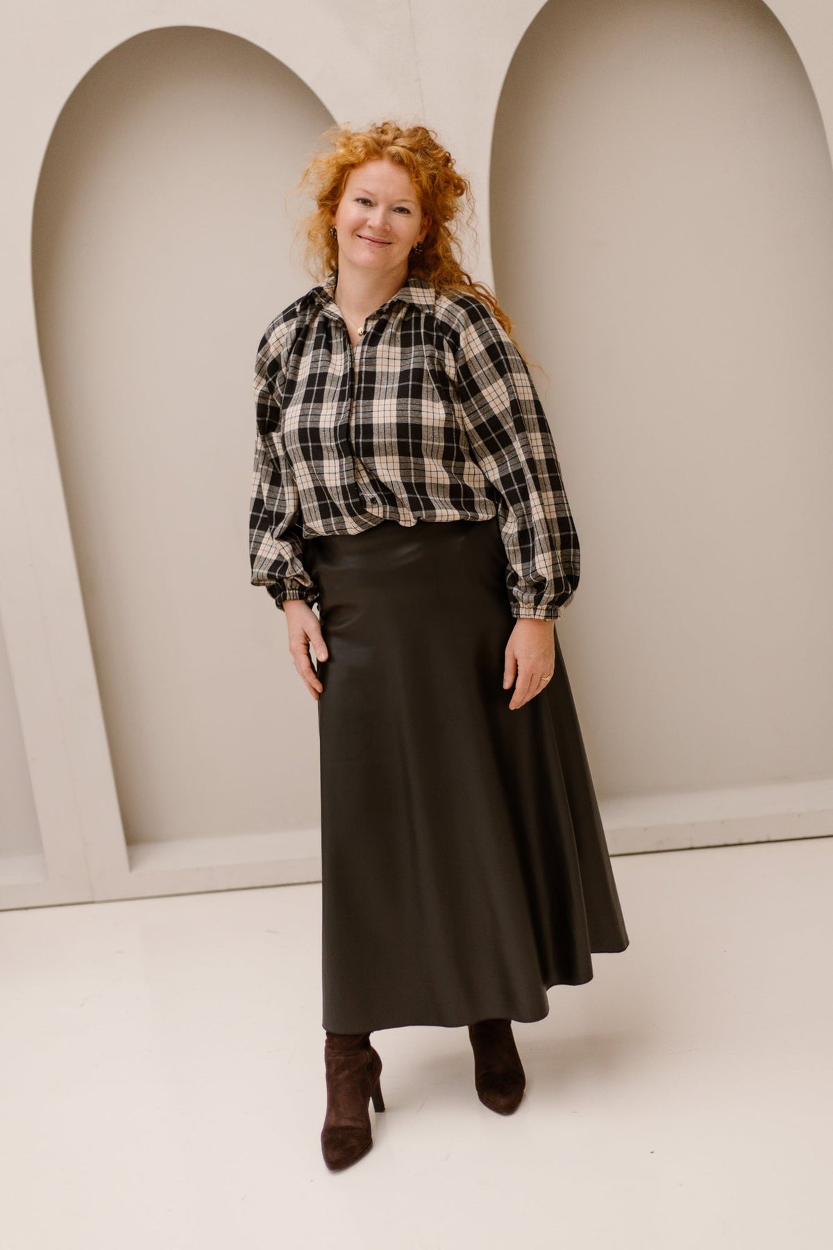 Lena Leatherlook skirt black - Bij Keesje - Bij Keesje - Rok