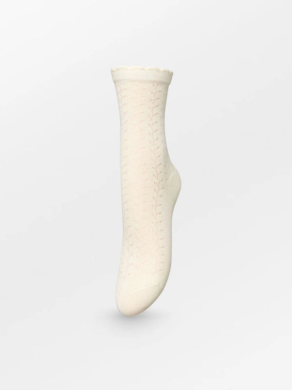 Leofa Cotta Sock - birch white - Bij Keesje - Becksöndergaard - Sokken