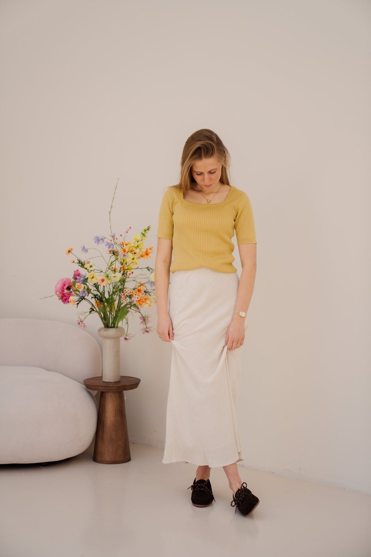 Lesia top mosterd - Bij Keesje - Ange - Top