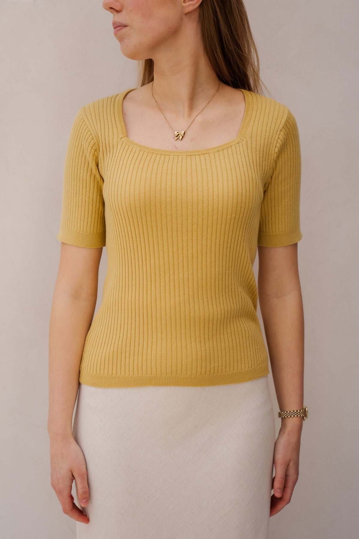 Lesia top mosterd - Bij Keesje - Ange - Top