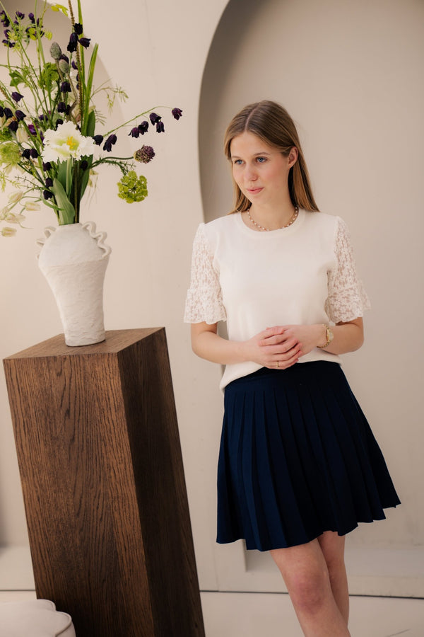 Lieke top white - Bij Keesje - Bij Keesje - top