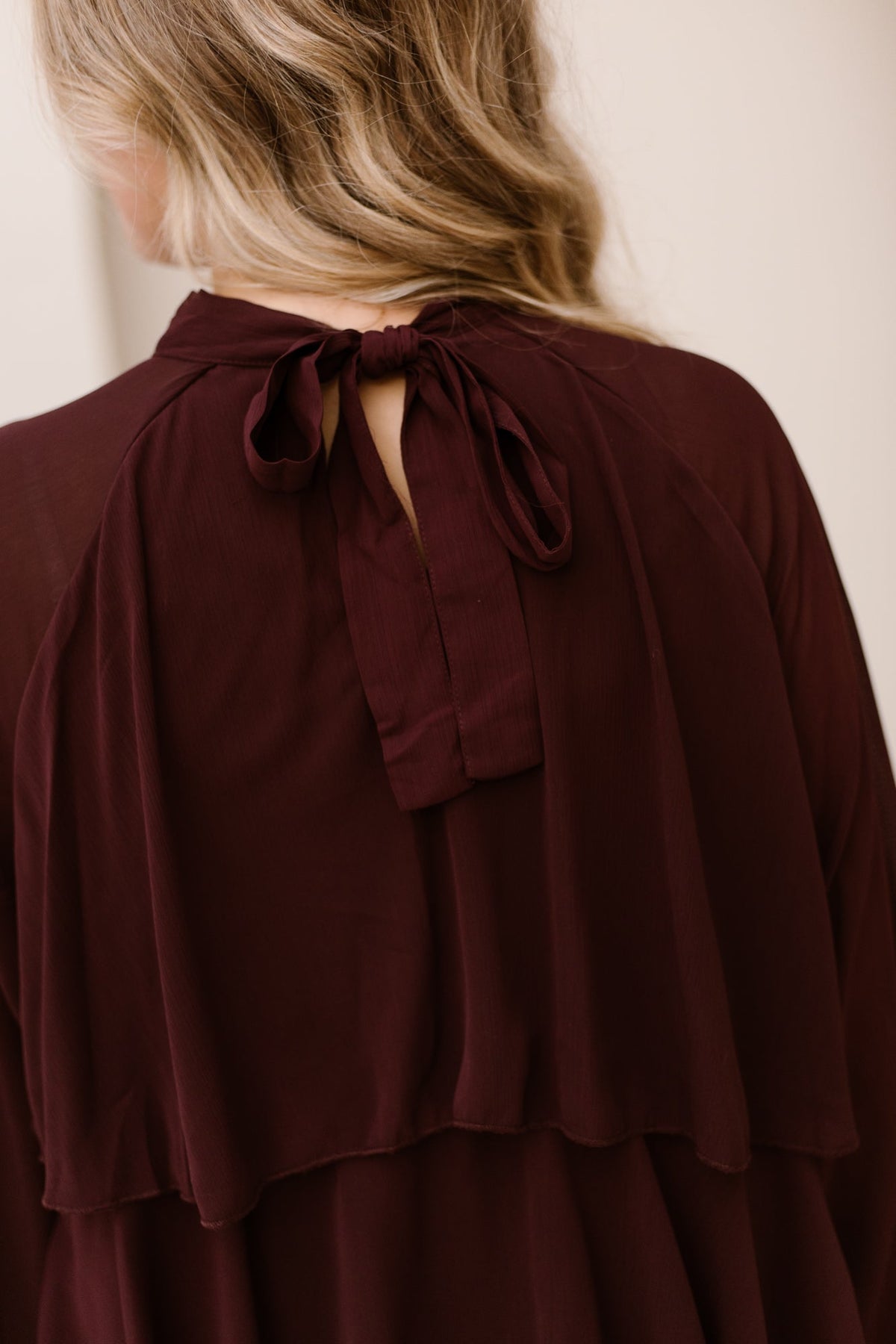 Lies dress bordeaux - Bij Keesje - Bij Keesje - Jurk