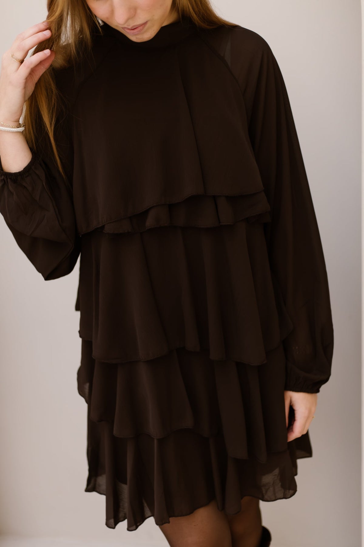 Lies dress chocolate - Bij Keesje - Bij Keesje - Jurk