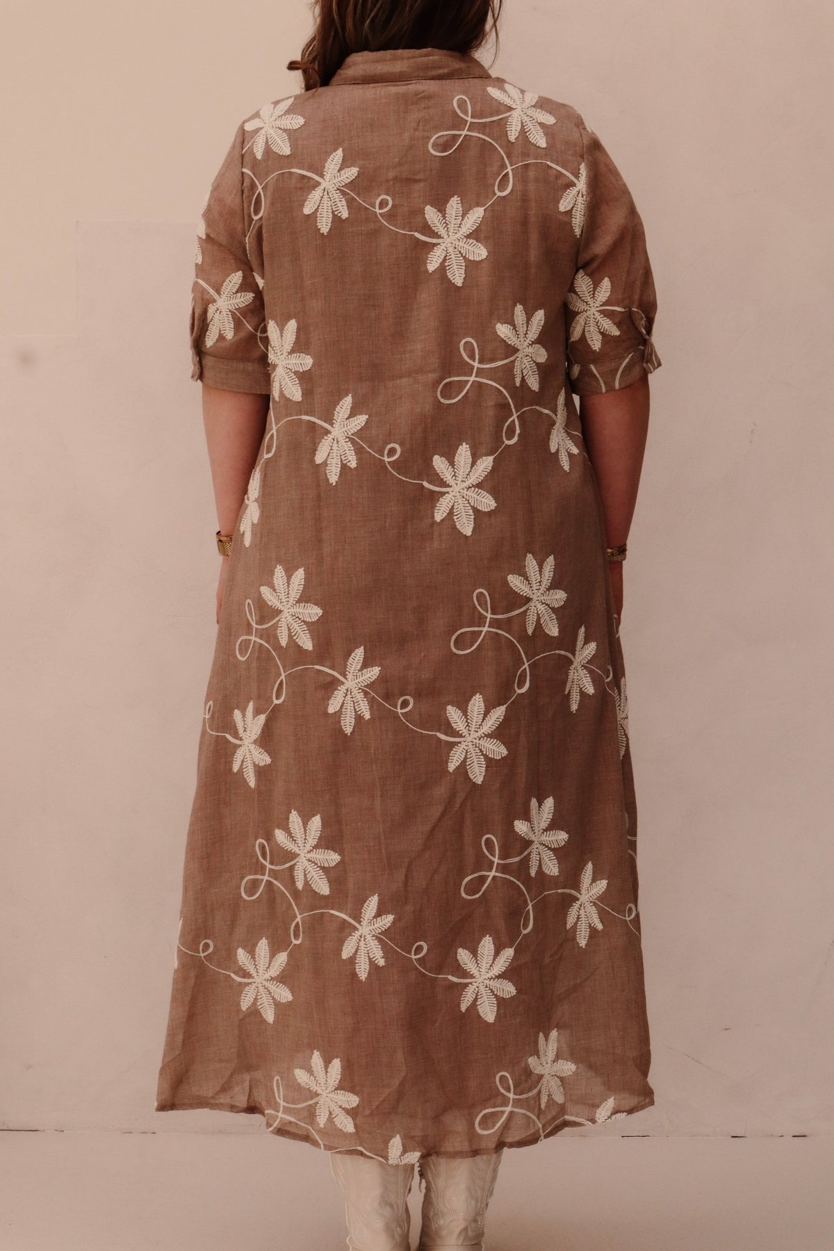 Lilith dress Latte/Ecru - Bij Keesje - exxcellent - Jurk