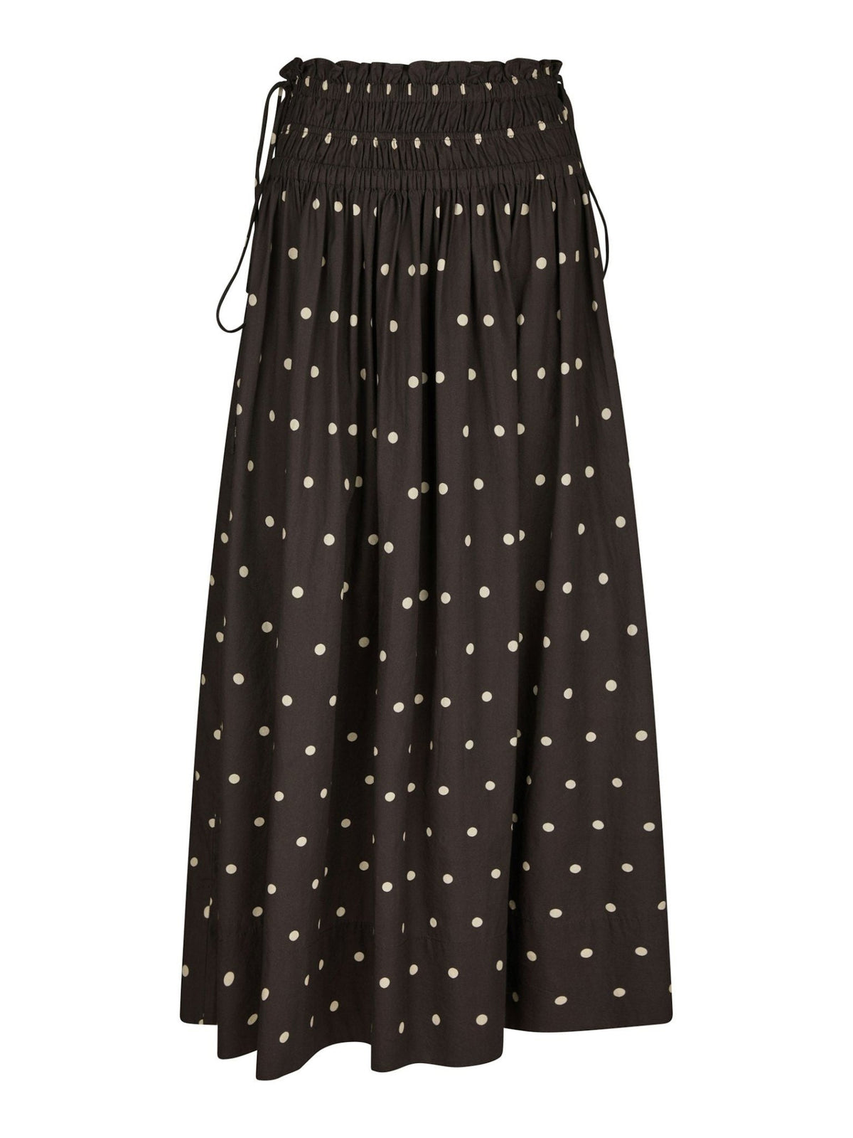 Lillie Dot Skirt Dark Brown - Bij Keesje - Neo Noir - Rokken