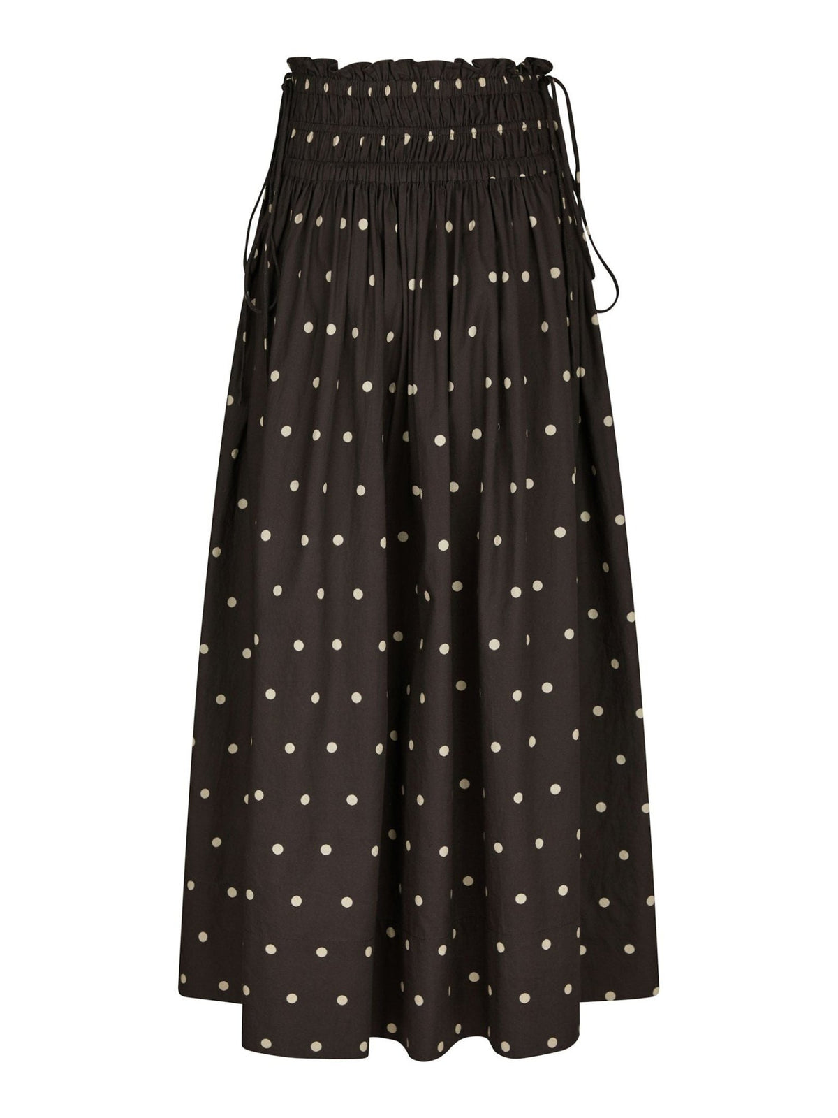 Lillie Dot Skirt Dark Brown - Bij Keesje - Neo Noir - Rokken