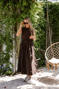 Lillie Dot Skirt Dark Brown - Bij Keesje - Neo Noir - Rokken