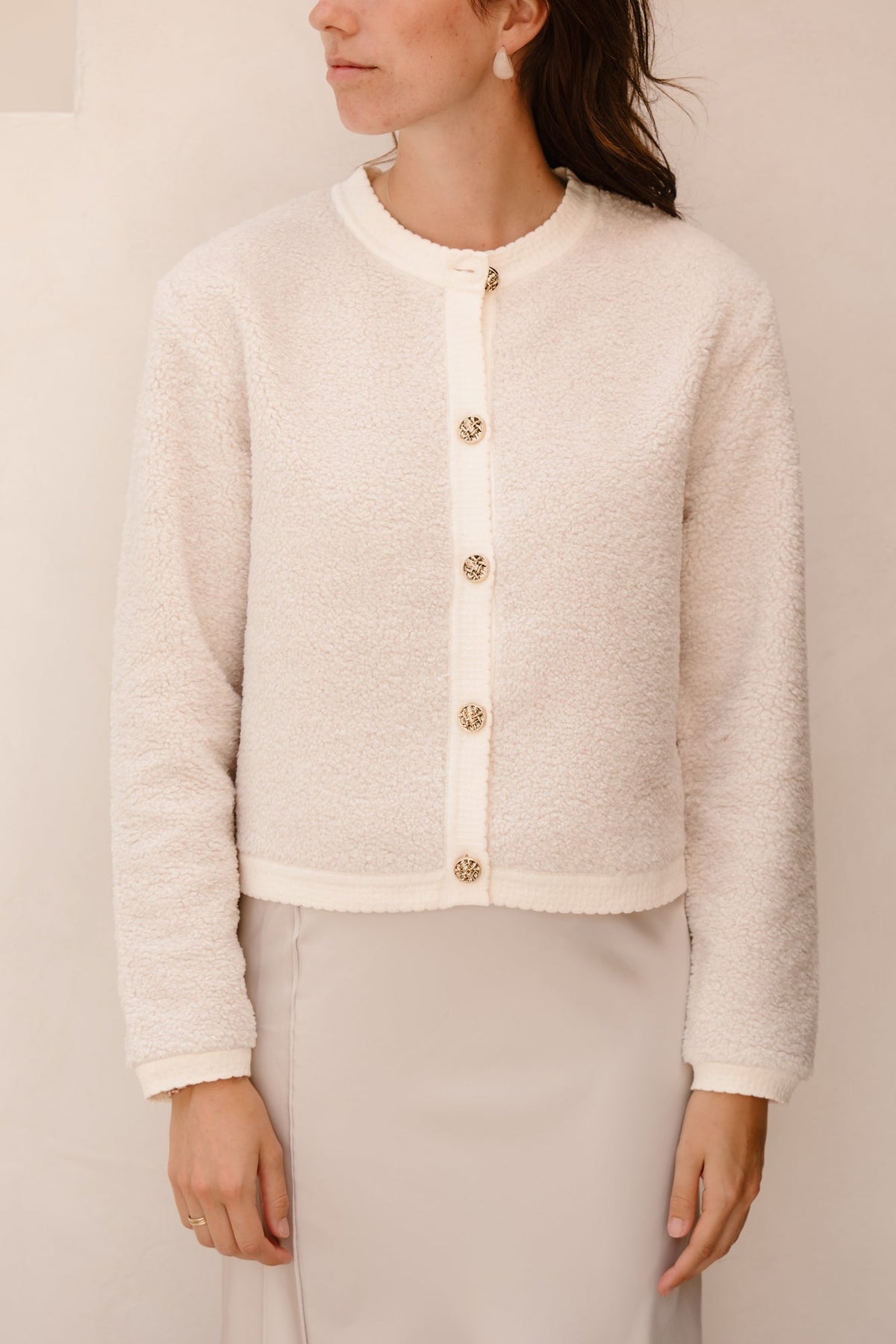 Limo fluffy knit cardigan - Bij Keesje - Bij Keesje