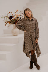 Lina dress ruit brown