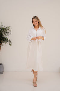 Linnen blouse white - Bij Keesje - Bij - Keesje - Blouse