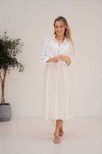 Linnen blouse white - Bij Keesje - Bij - Keesje - Blouse