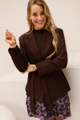 Lio Knit sweater Dark Chocolate