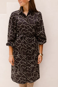 Liobhan dress - Dark jeans blue / black - Bij Keesje - G-maxx - jurk