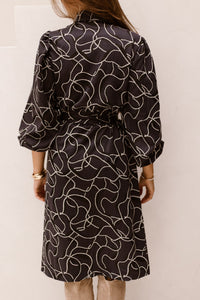 Liobhan dress - Dark jeans blue / black - Bij Keesje - G-maxx - jurk