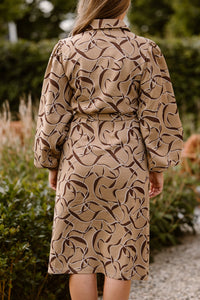 Liobhan Dress Light Camel/Burnt Henna - Bij Keesje - G-maxx - Jurk