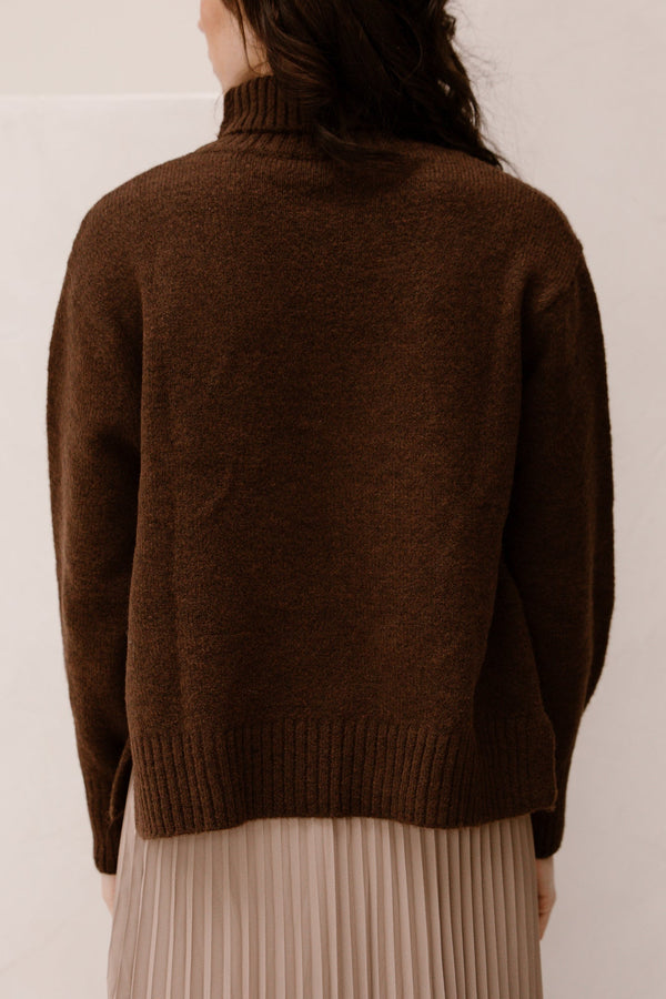 Lipy sweater brown - Bij Keesje - Ange