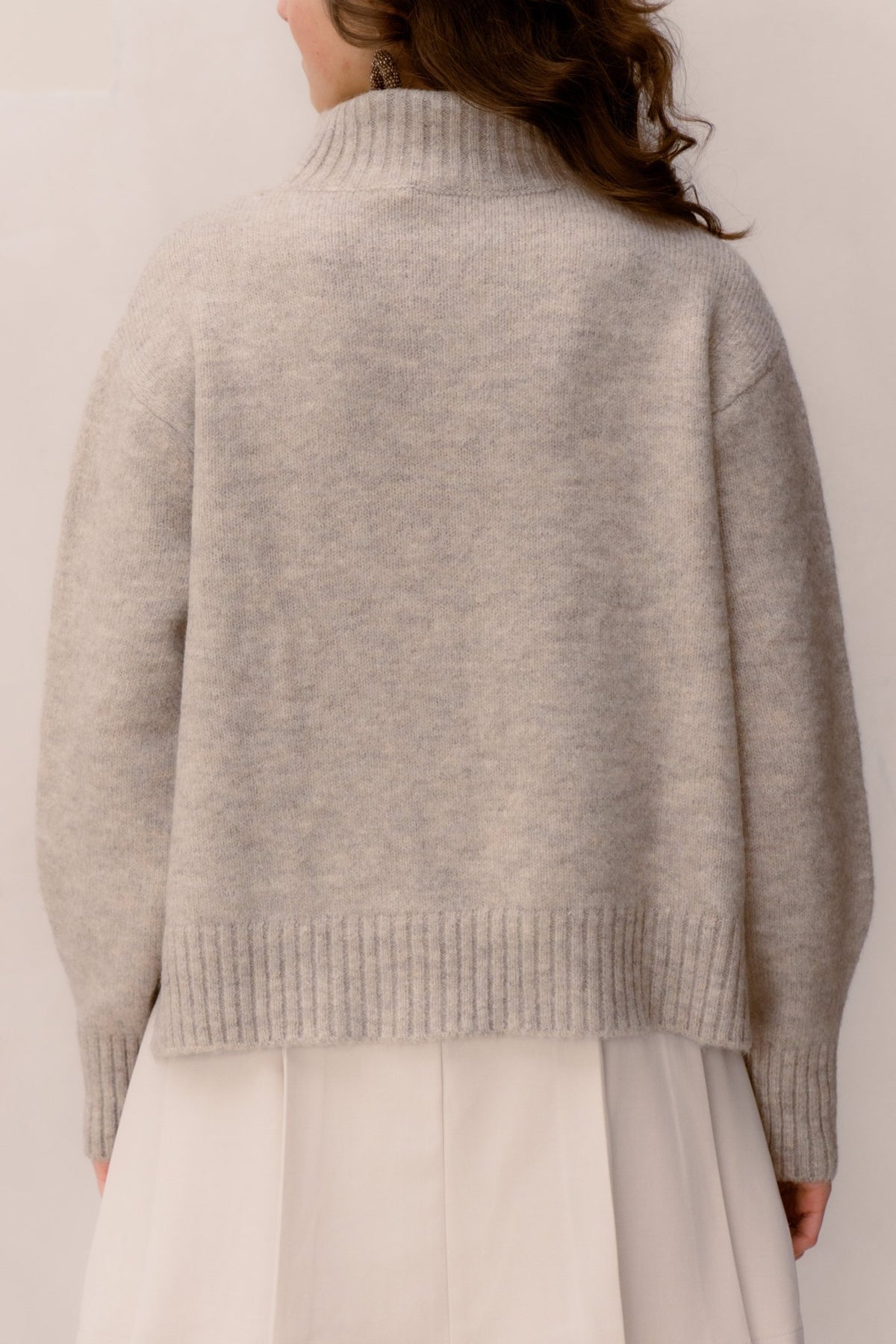 Lipy trui taupe - Bij Keesje - Ange