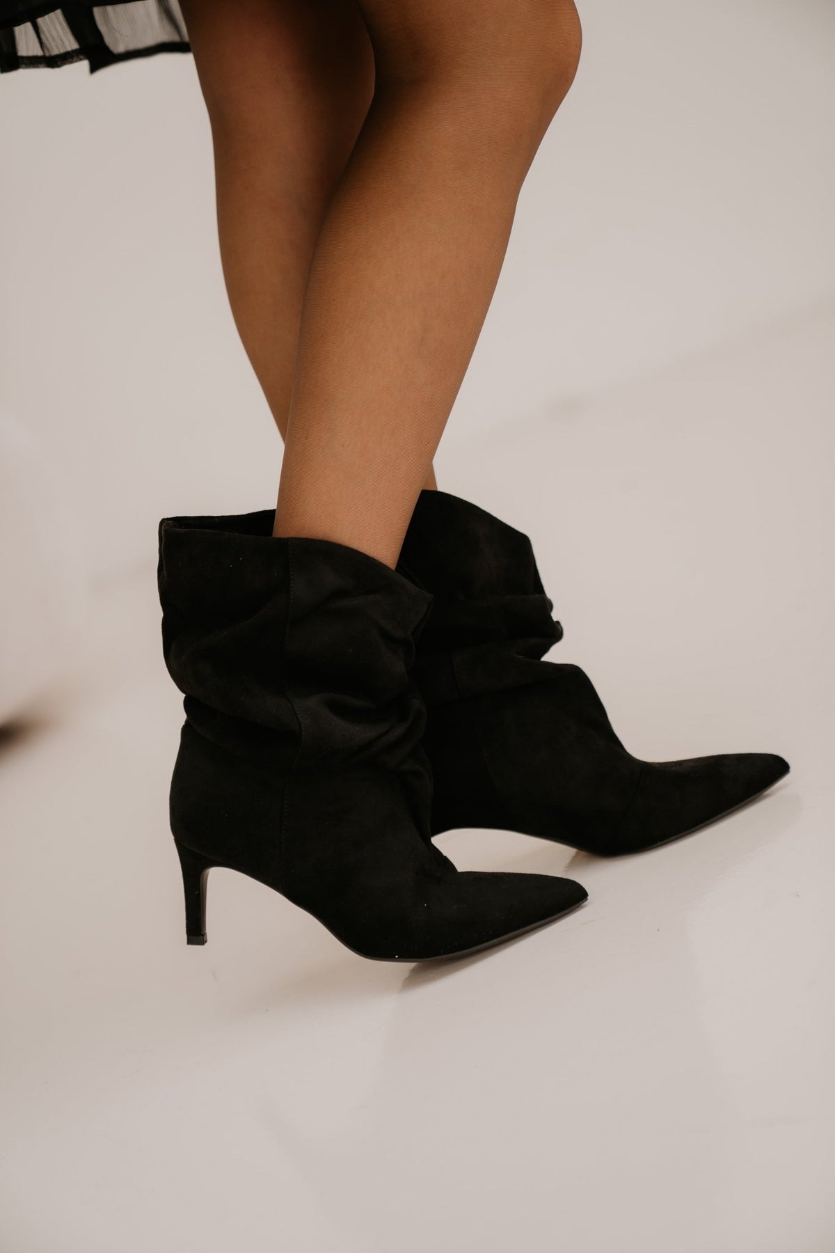 Lissabon ankle boots black suede - Bij Keesje - Bij Keesje - Schoenen