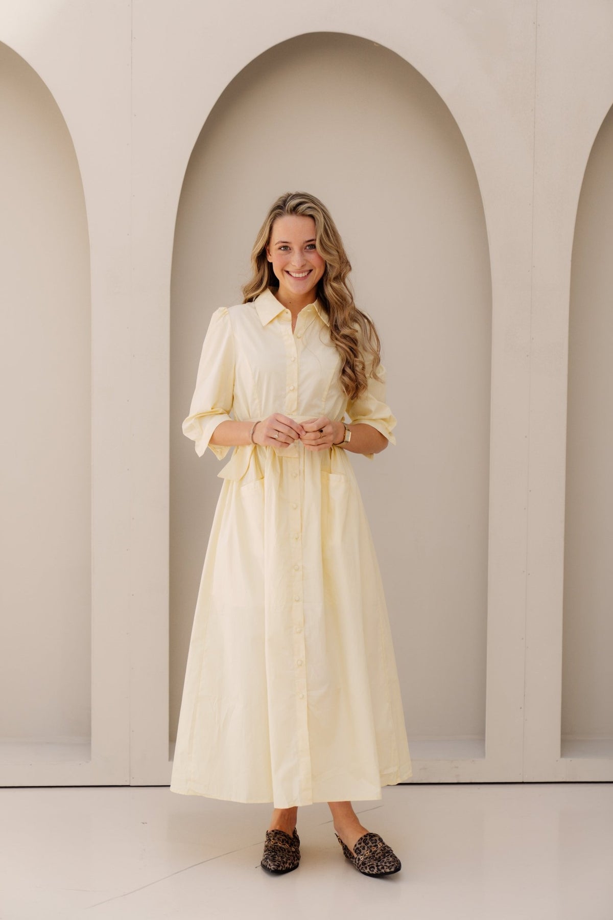 Liv Dress Yellow - Bij Keesje - Bij Keesje - jurk