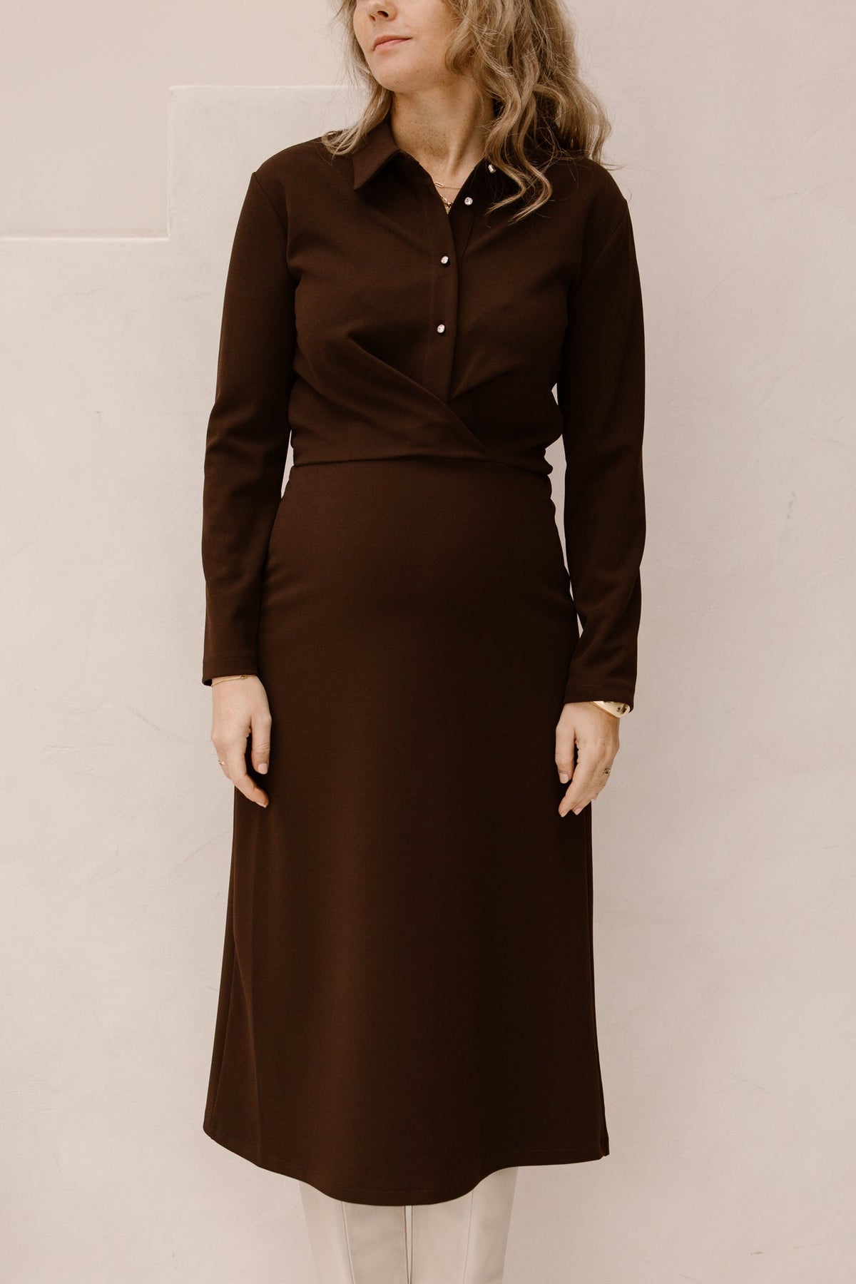 Liverpool dress choco - Bij Keesje - Amelie & Amelie