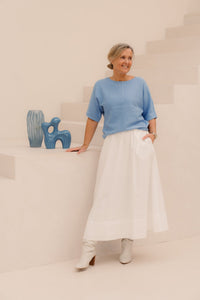 Livey Knitting Top True Blue - Bij Keesje - G - maxx - Top