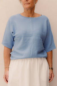 Livey Knitting Top True Blue - Bij Keesje - G - maxx - Top