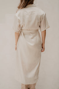 Livia Dress Gold - Bij Keesje - Kimara - Jurk