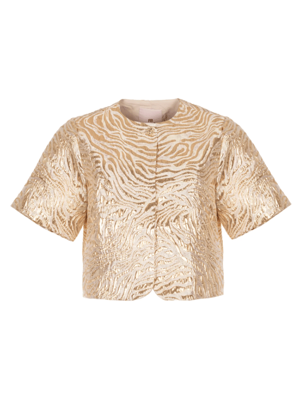 Livia jacket gold - Bij Keesje - Freebird - Blouse
