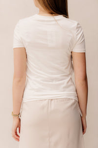 Livia top basis wit - Bij Keesje - Bij Keesje - Top