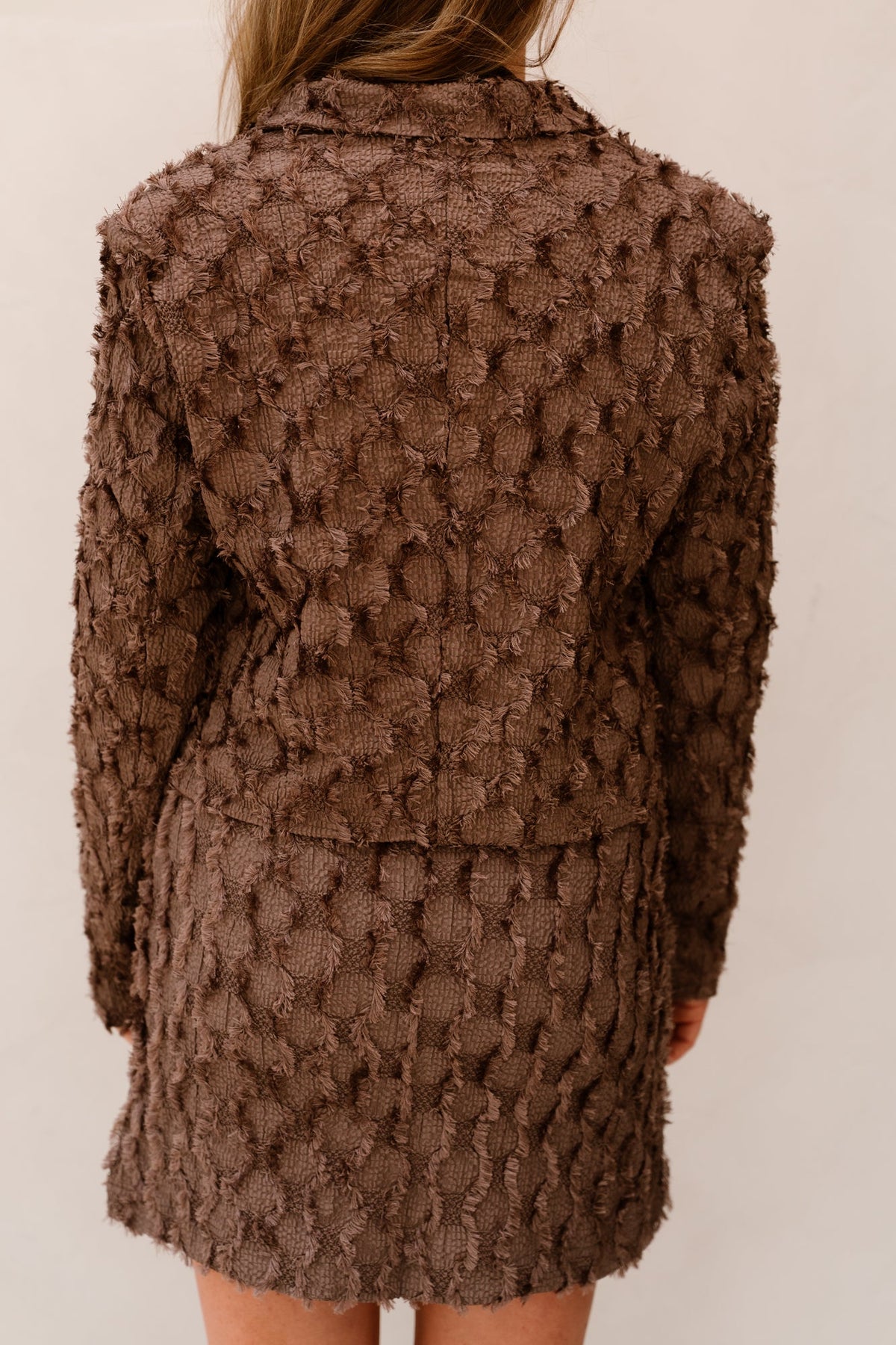 Loa blazer dark chocolate - Bij Keesje - FLURESK - Blazer