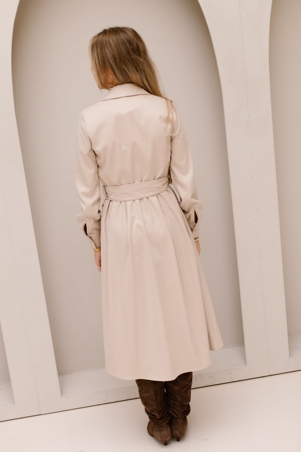 LoenaRC Tortora Beige Dress - Bij Keesje - Rinascimento - Jurk
