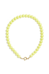 Lola ketting beaded lichtgeel - Bij Keesje - Bij Keesje - accessoires