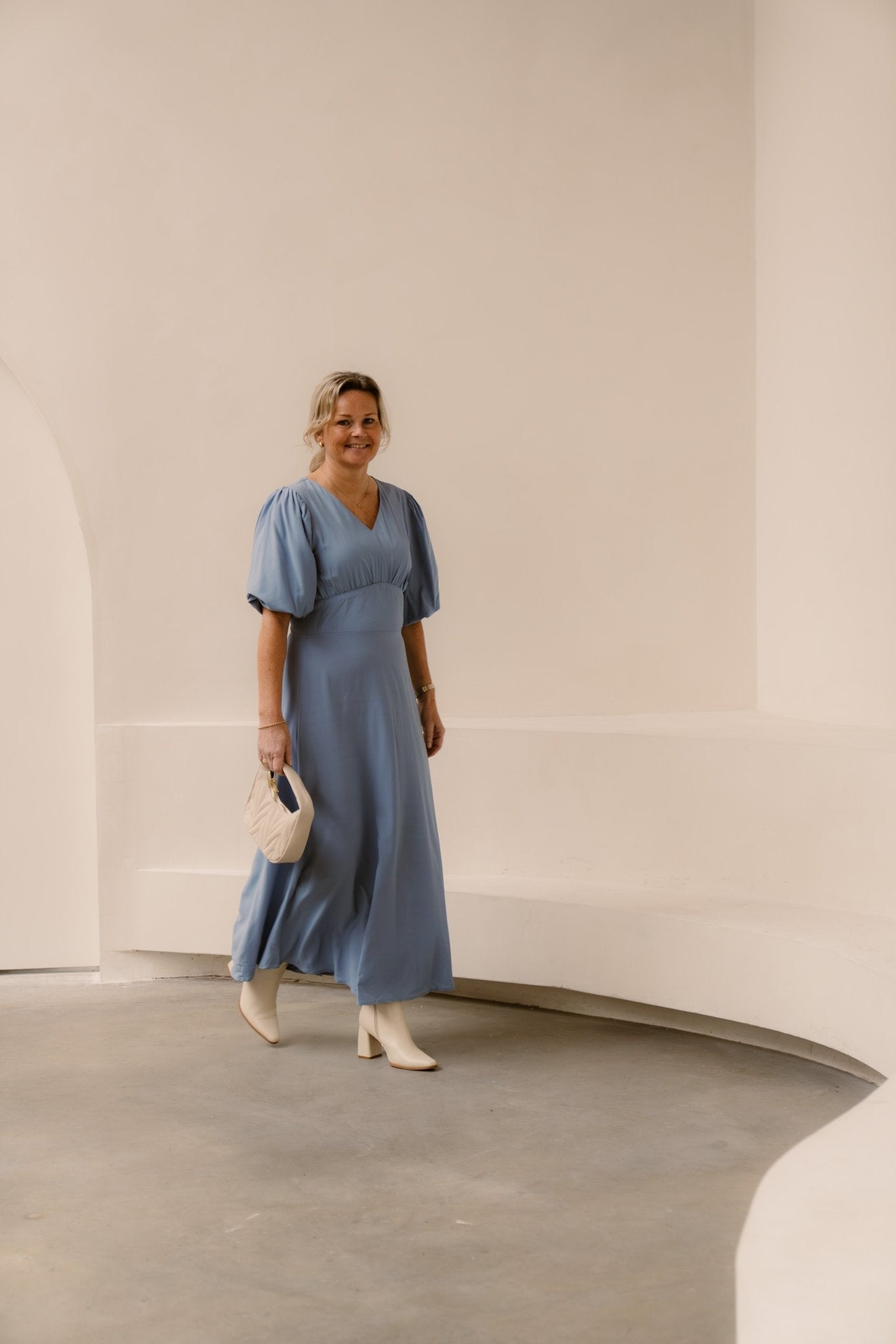 Lucretia dress blue - Bij Keesje - Bij Keesje The Label - jurk
