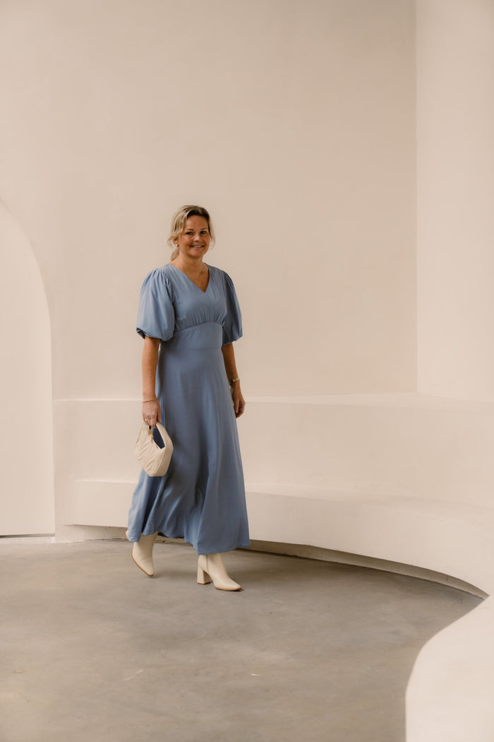 Lucretia dress blue - Bij Keesje - Bij Keesje The Label - jurk