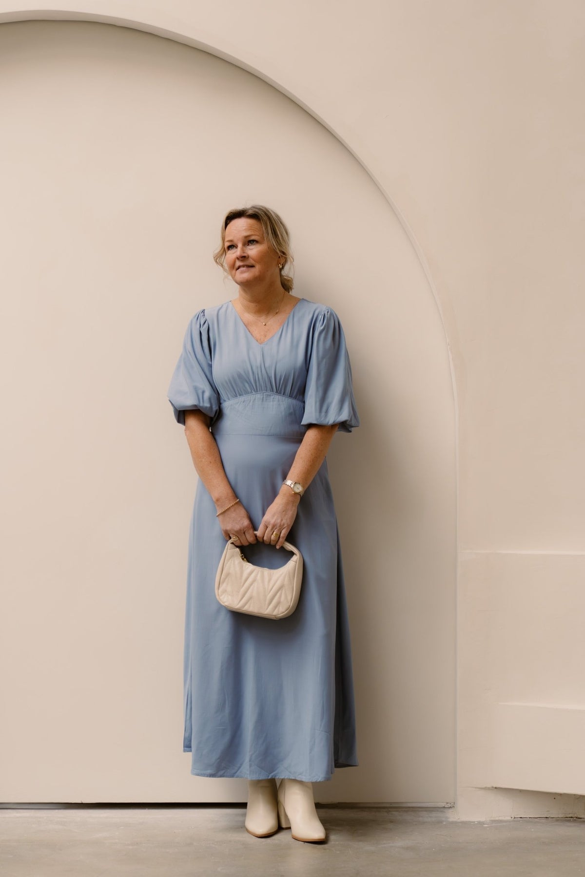 Lucretia dress blue - Bij Keesje - Bij Keesje The Label - jurk