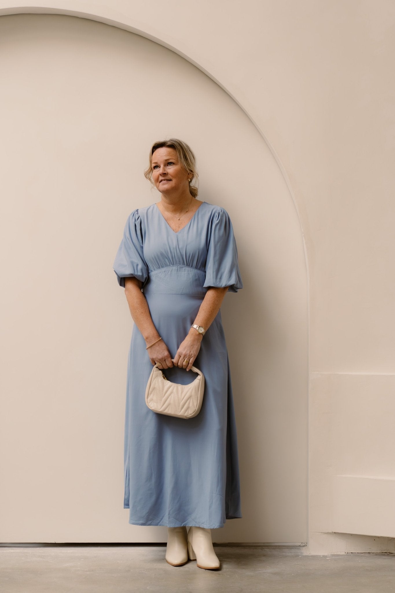 Lucretia dress blue - Bij Keesje - Bij Keesje The Label - jurk