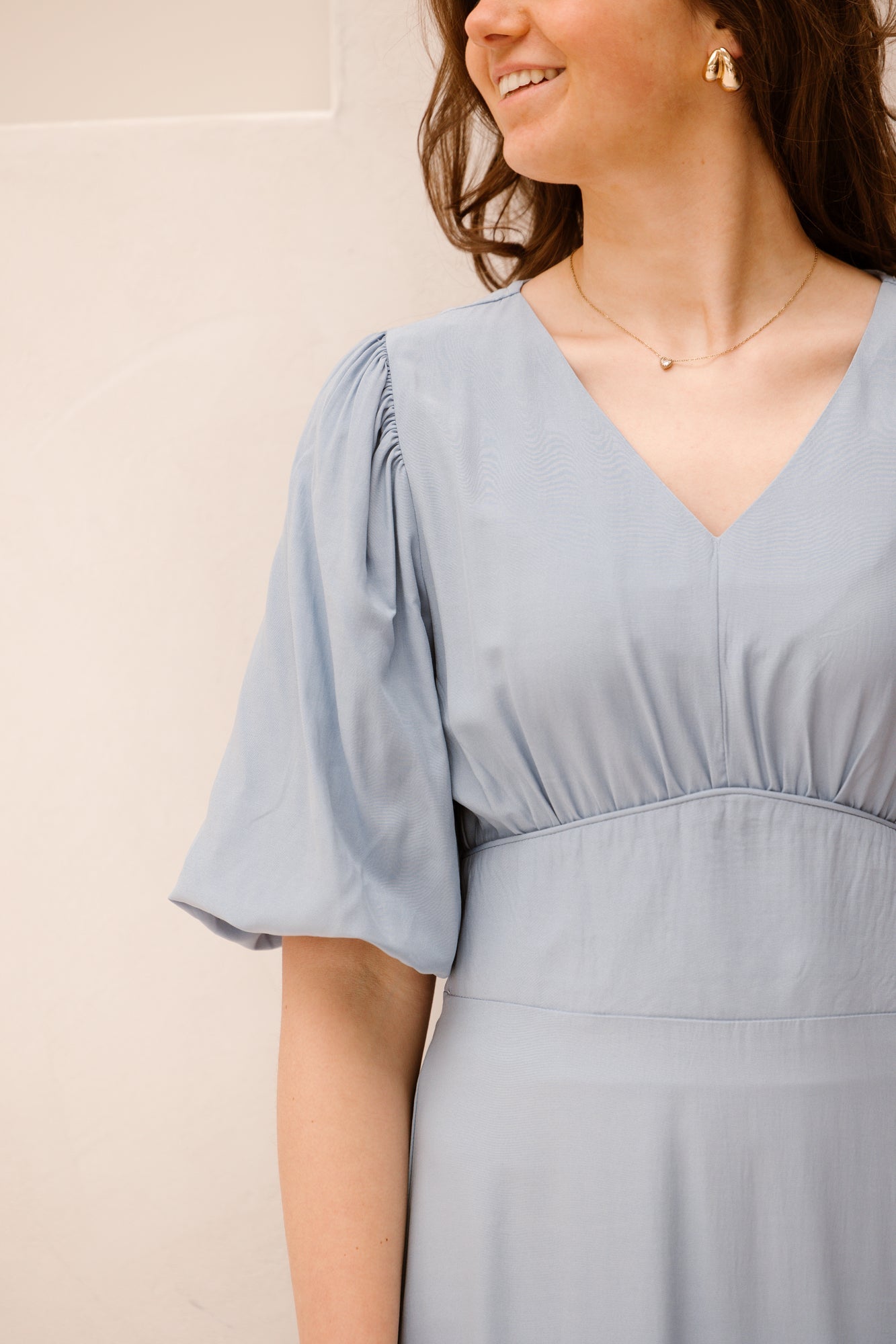 Lucretia dress blue - Bij Keesje - Bij Keesje The Label - jurk