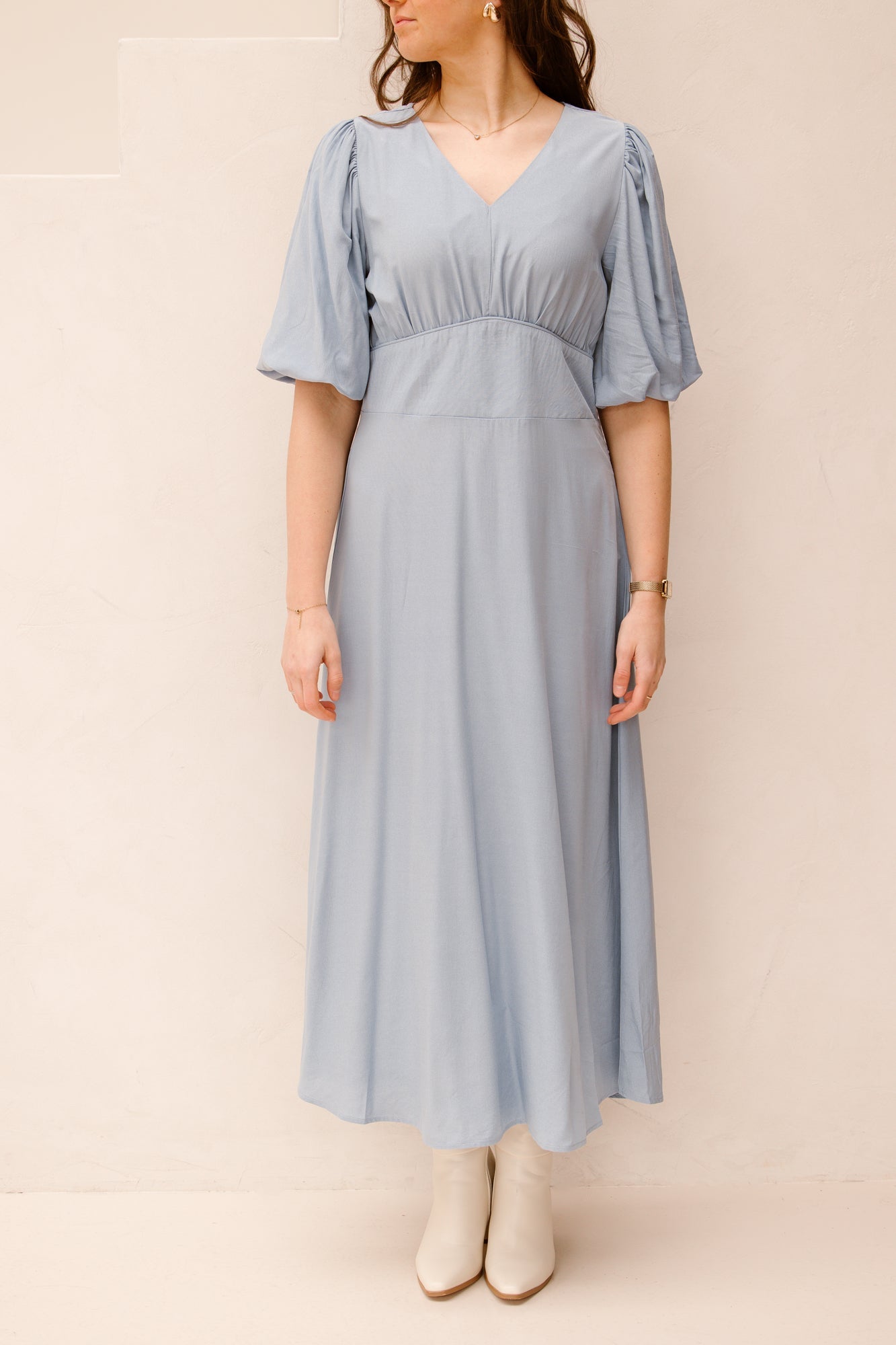 Lucretia dress blue - Bij Keesje - Bij Keesje The Label - jurk