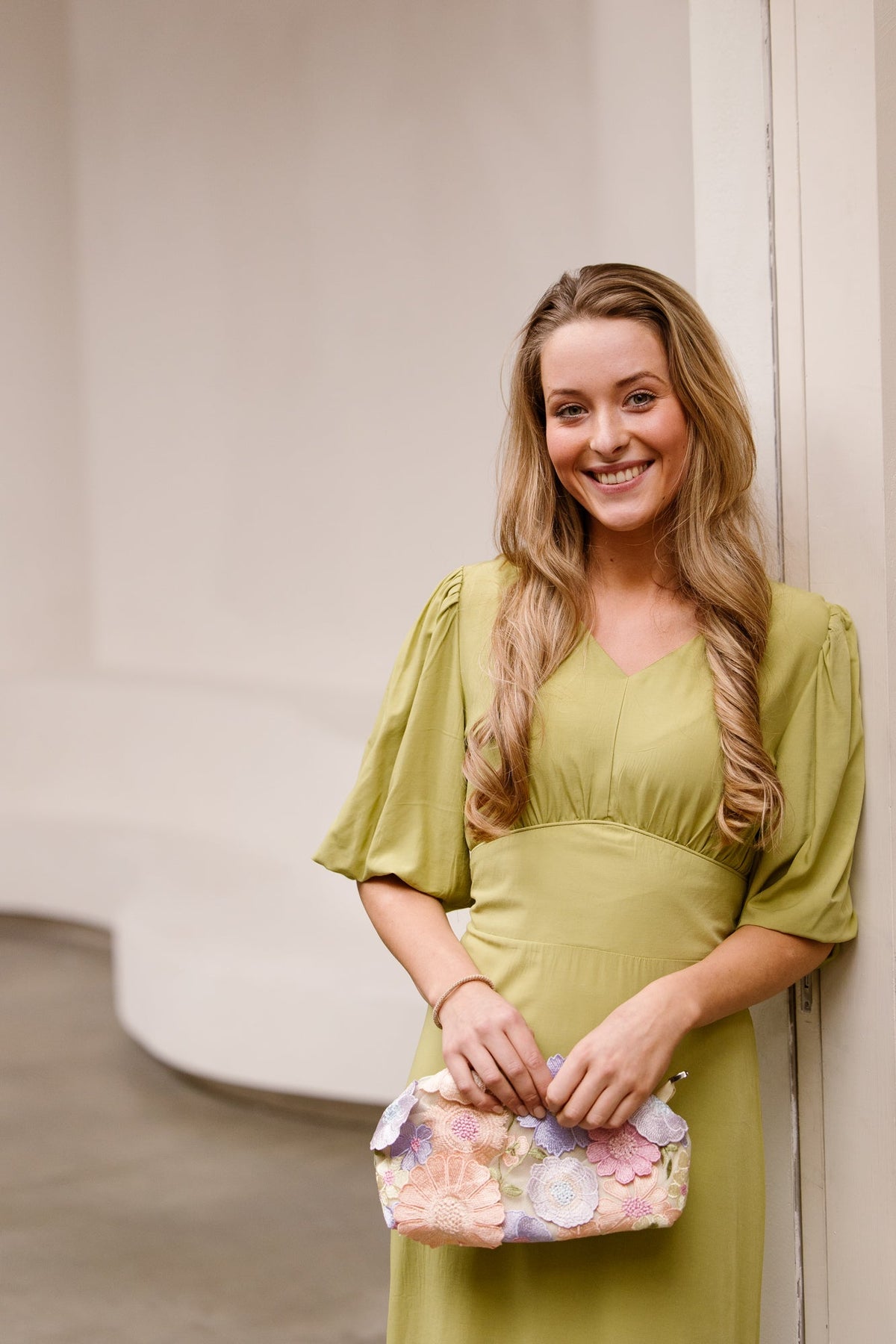 Lucretia dress olive - Bij Keesje - Bij Keesje The Label - jurk