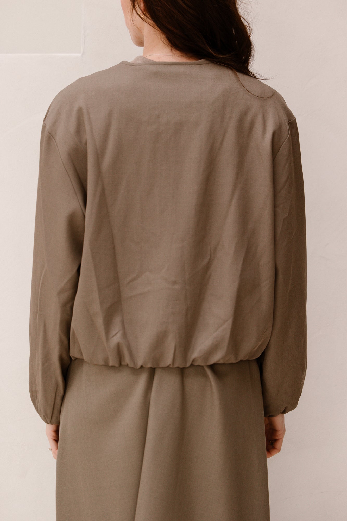 Luna balloon jacket walnut - Bij Keesje - Bij Keesje - jas
