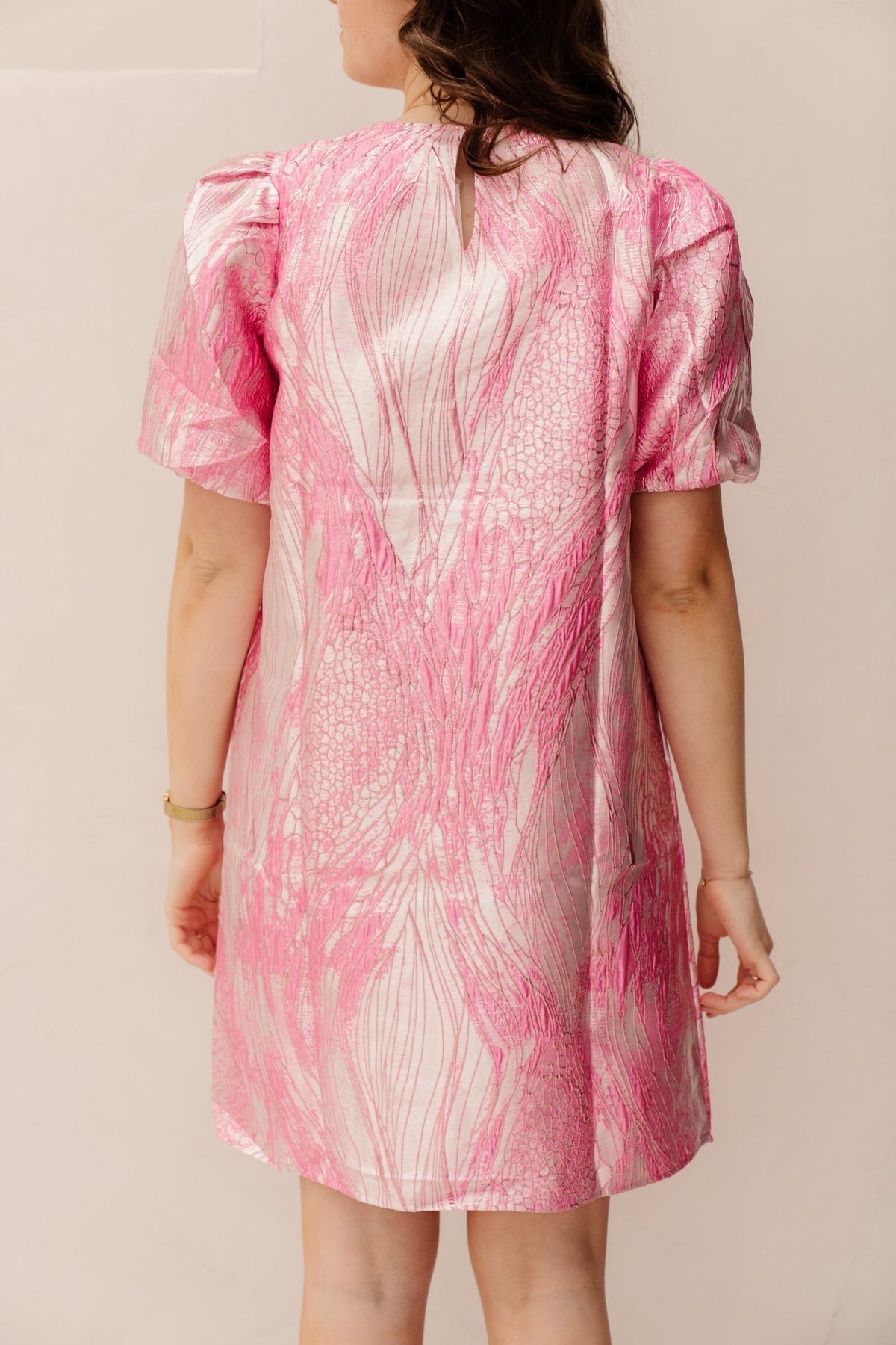 Luna pink dress short - Bij Keesje - Bij Keesje - Jurk