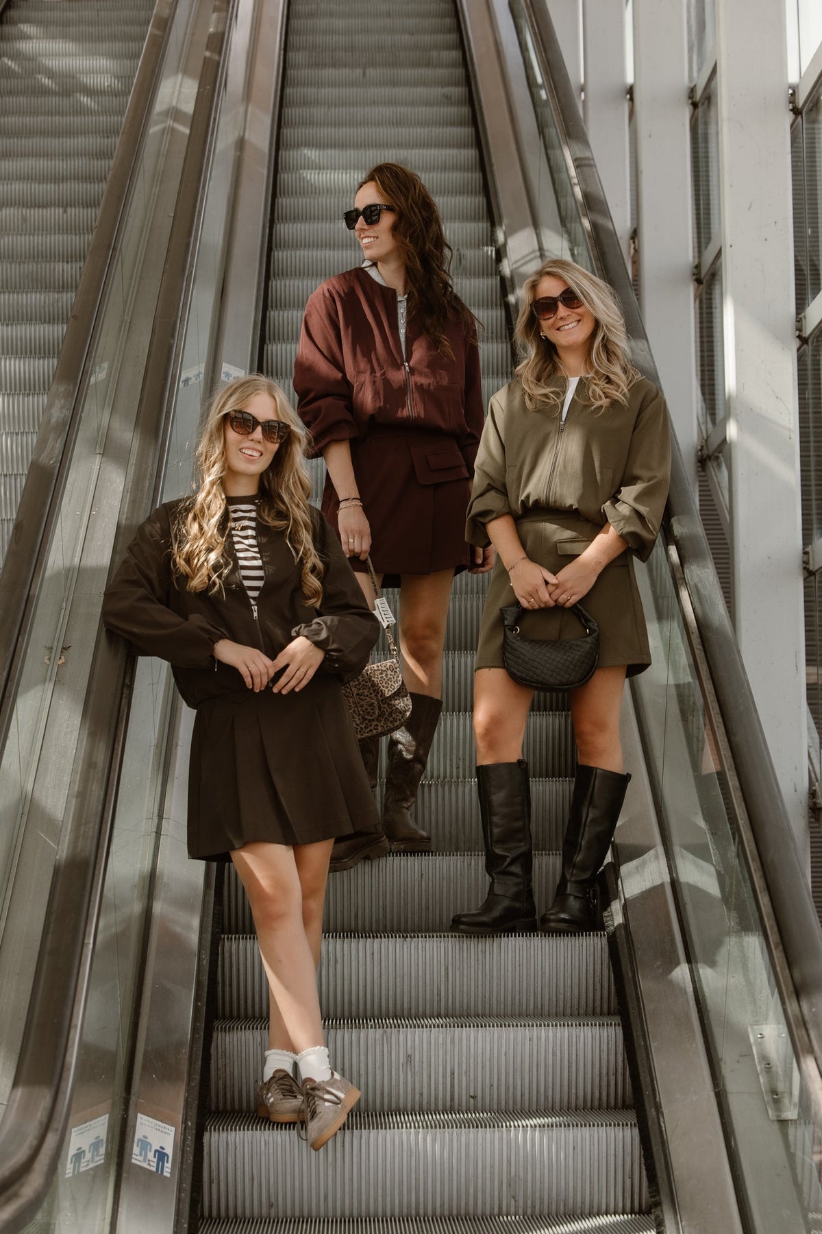 LunaCC balloon zip jacket military olive - Bij Keesje - Co'couture