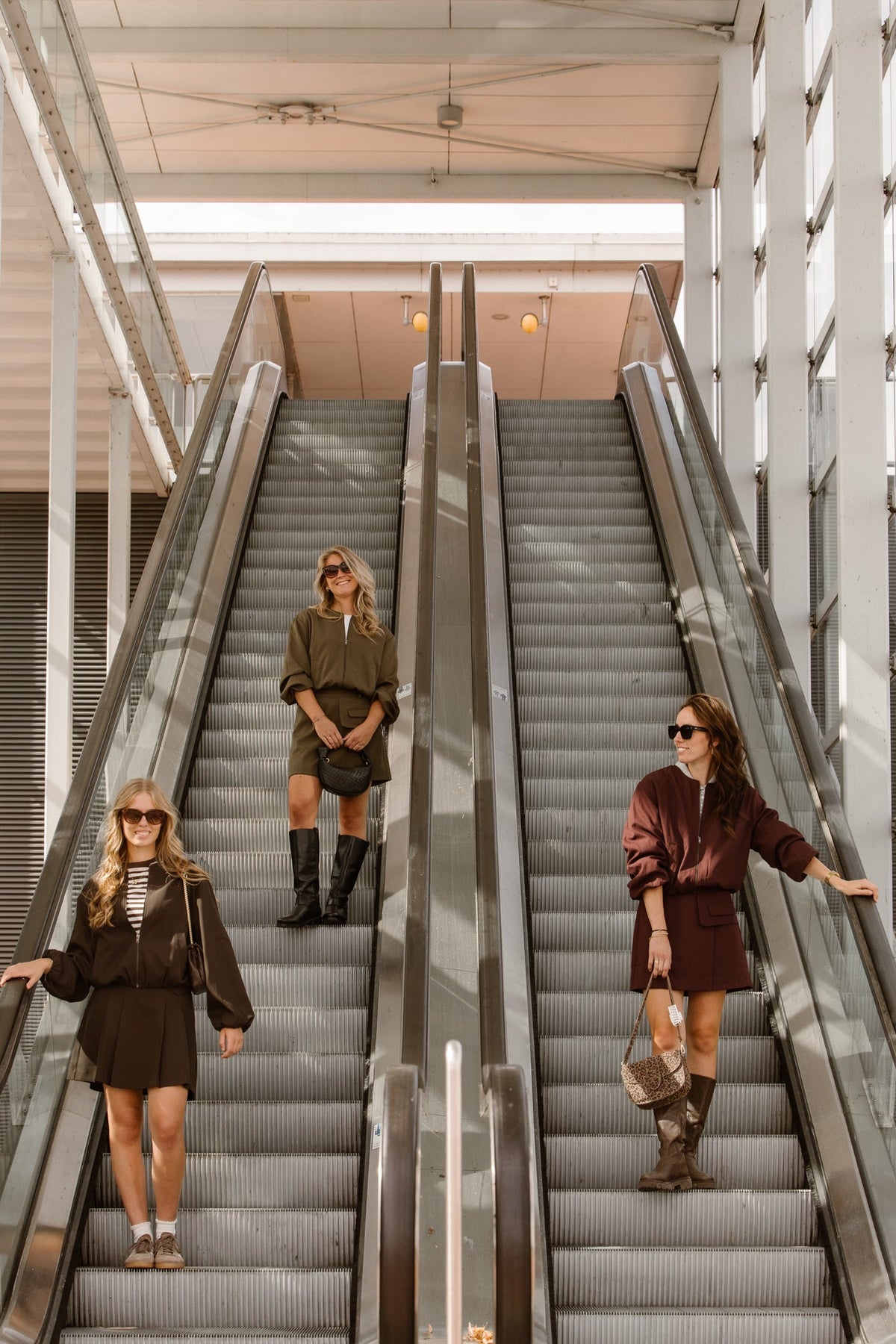 LunaCC Pocket Pleat Mini Skirt Dark Brown - Bij Keesje - Co'couture