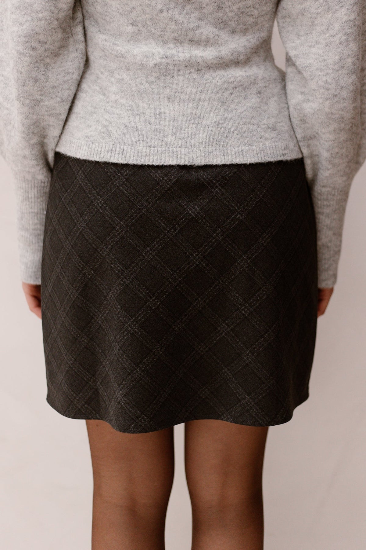 Lunna check short skirt - Bij Keesje - Neo Noir