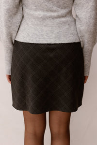 Lunna check short skirt - Bij Keesje - Neo Noir